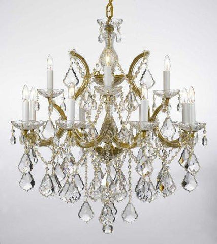 Maria Theresa Chandelier Lighting Crystal Chandeliers H30 "X W28" Trimmed With Spectra (Tm) Crystal - Reliable Crystal Quality By Swarovski - A500-B7/21532/12+1Sw