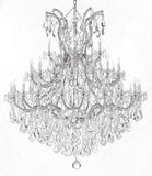 Set of 2-1 Chandelier Crystal Lighting Empress Crystal (TM) H38" W37" and 1 Large Foyer/Entryway Maria Theresa Empress Crystal (tm) Chandeliers Lighting! H 60" W 52" - CS/1/21510/15+1 + CS/B12/2756/36+1 A500-
