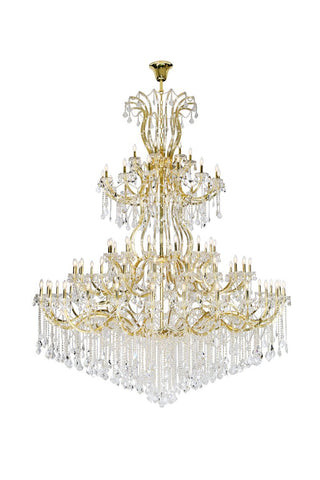 ZC121-2800G120G/RC - Regency Lighting: Maria Theresa 84 light Gold Chandelier Clear Royal Cut Crystal