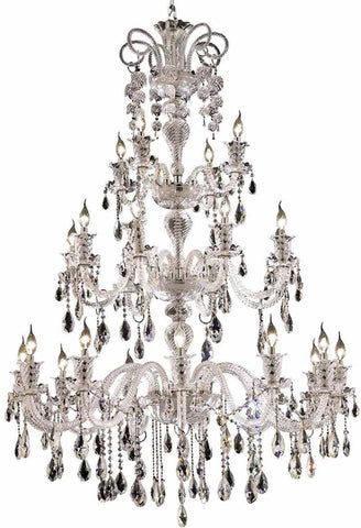 ZC121-7832G44C/EC By Regency Lighting - Elizabeth Collection Chrome Finish 24 Lights Foyer/Hallway