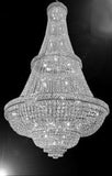 French Empire Crystal Chandelier Lighting W/Swarovski Crystal! 7.5FT Tall! - Perfect for an ENTRYWAY OR Foyer - A500-C9/CS/448/48SW