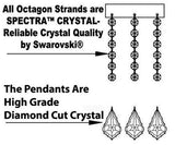 Swarovski Crystal Trimmed Chandelier Empire Chandelier Lighting W/ Swarovski Crystal H66" X W36" - Perfect For An Entryway Or Foyer - A500-Cg/541/32Sw